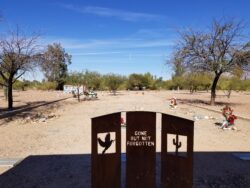 Pima County Fiduciary where unidentified remains of migrants are buried, located at Evergreen Mortuary & Cemetery